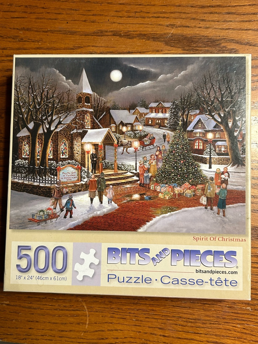 "Spirit of Christmas" 500-Piece Jigsaw Puzzle - by Bits & Pieces